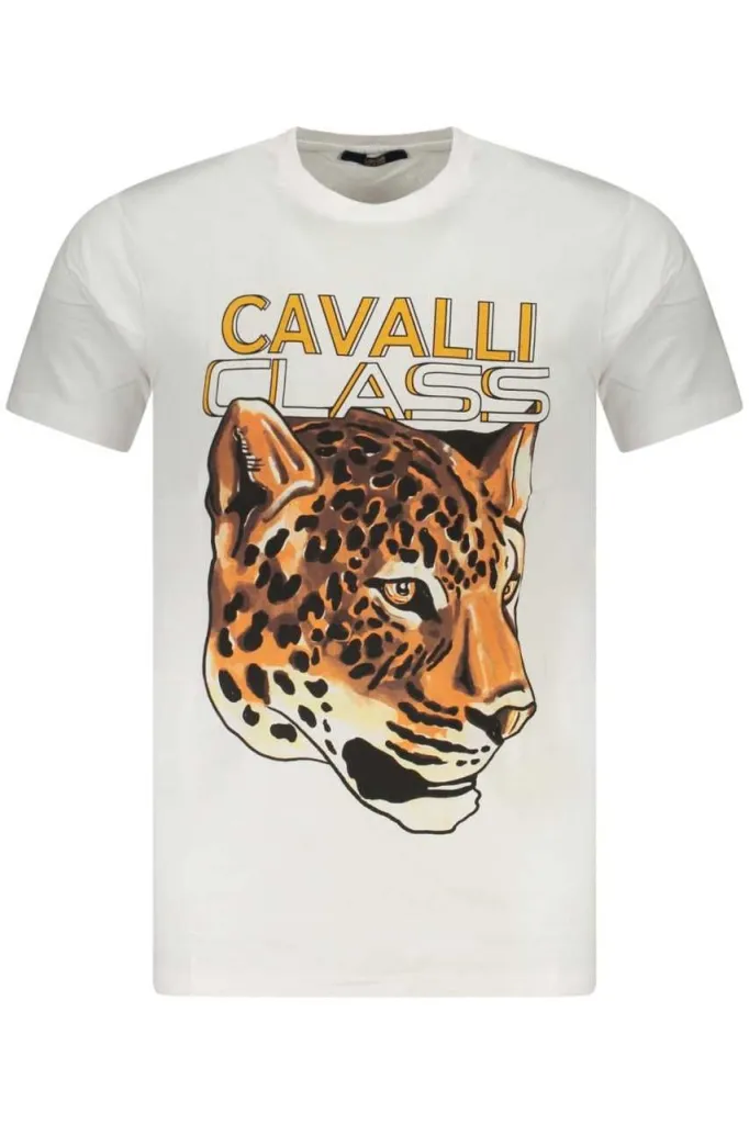 Cavalli class muška majica txt60ujd060, bela
