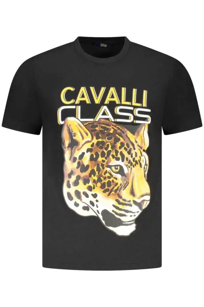 Cavalli class muška majica txt60ujd060, crna