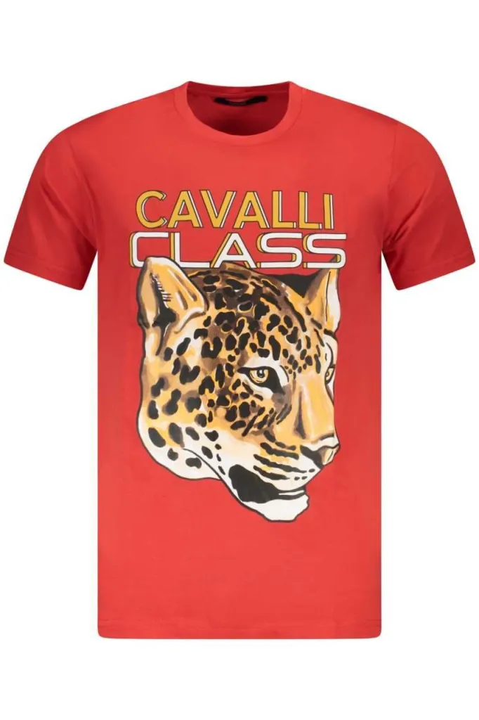 Cavalli class muška majica txt60ujd060, crvena