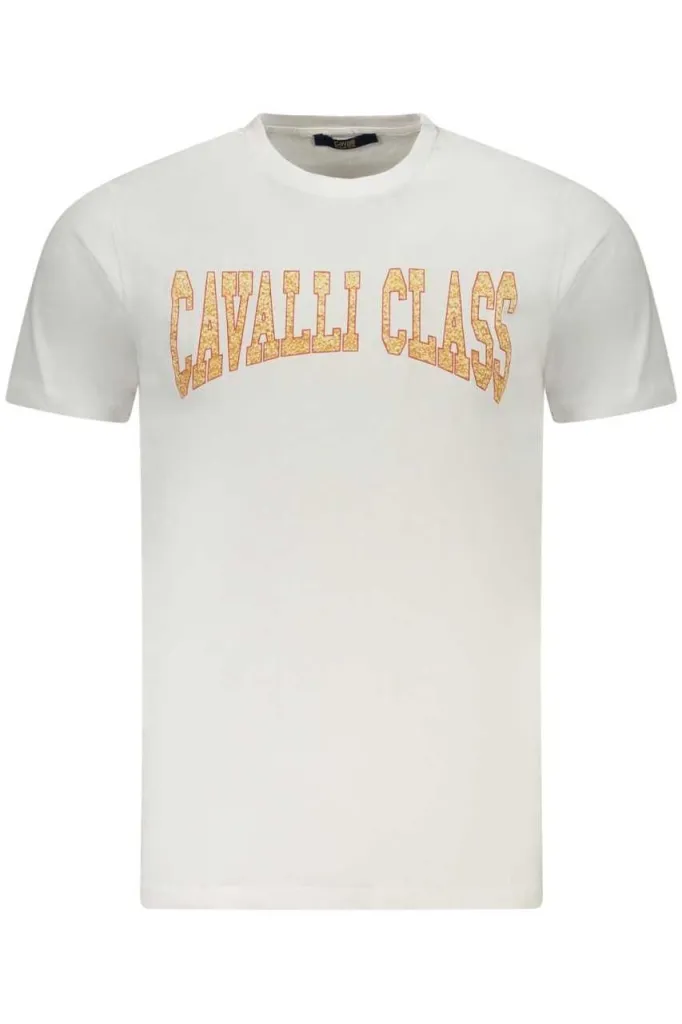 Cavalli class muška majica txt61ajd060, bela
