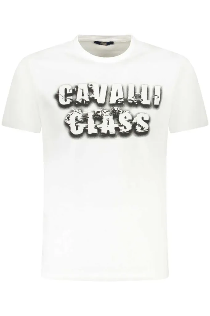 Cavalli class muška majica txt61cjd060, bela