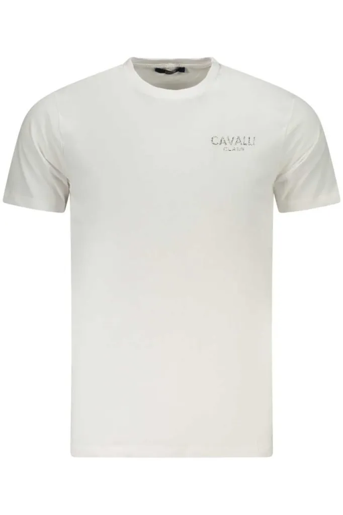 Cavalli class muška majica txt61jjd060, bela