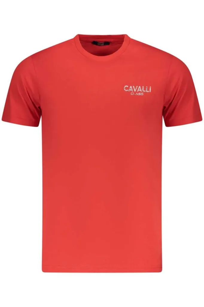 Cavalli class muška majica txt61jjd060, crvena