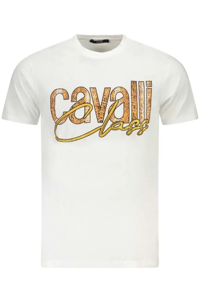 Cavalli class muška majica txt61mjd060, bela