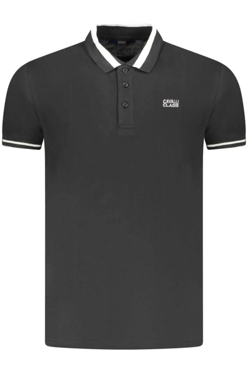 Cavalli class muška polo majica txt64rkb002, crna