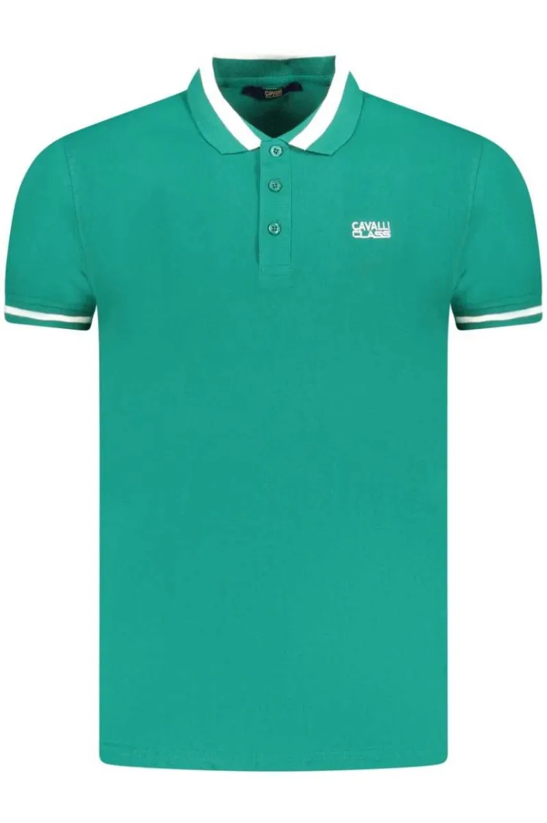 Cavalli class muška polo majica txt64rkb002, zelena