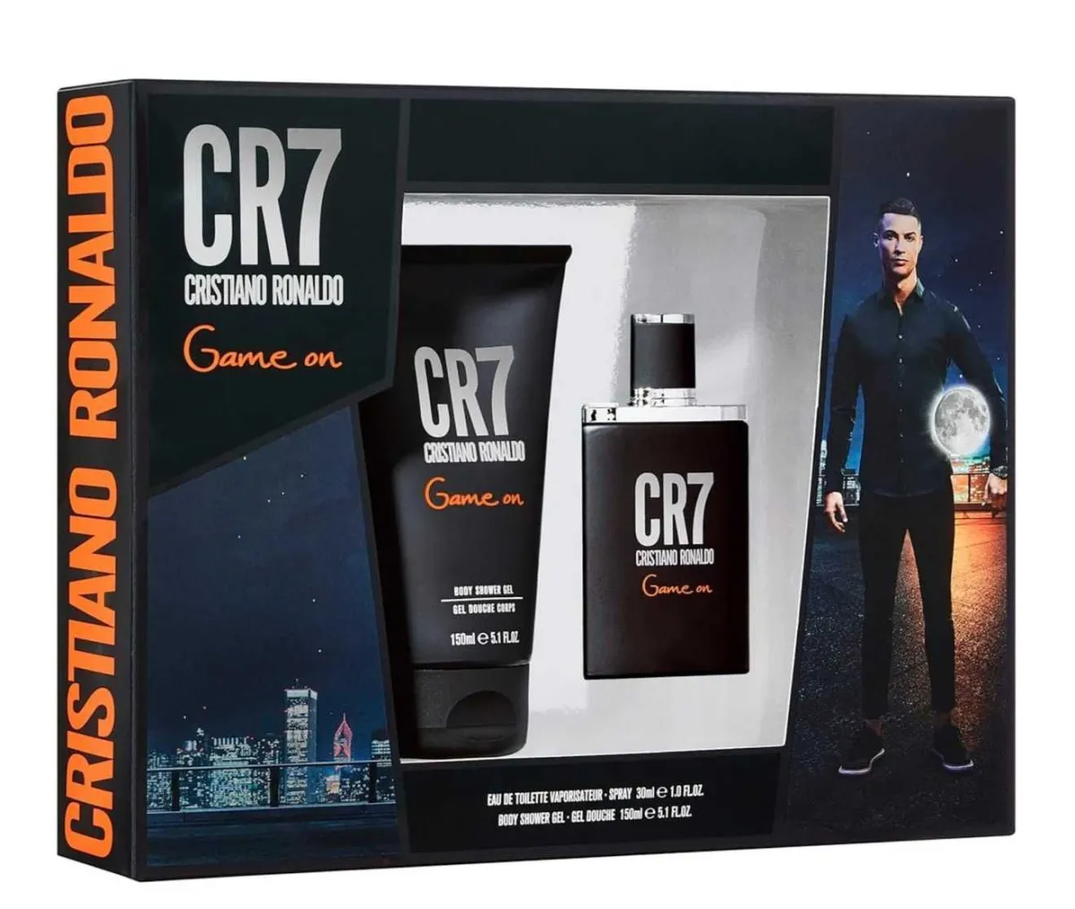 Cristiano ronaldo cr7 game on set (edt 30ml + sg 150ml)