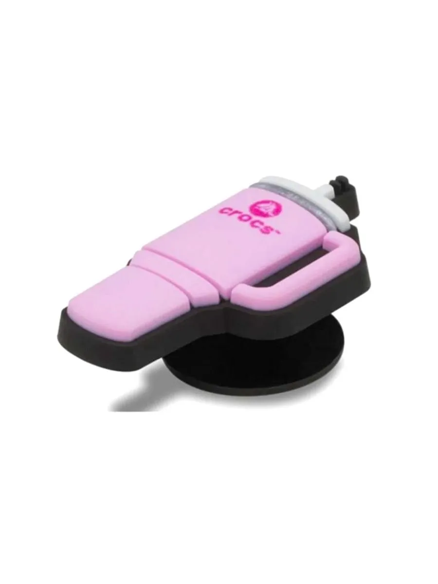 Crocs pink water bottle