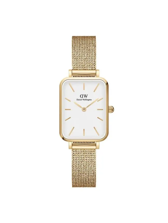 Daniel wellington dw00100556 quadro pressed evergold white