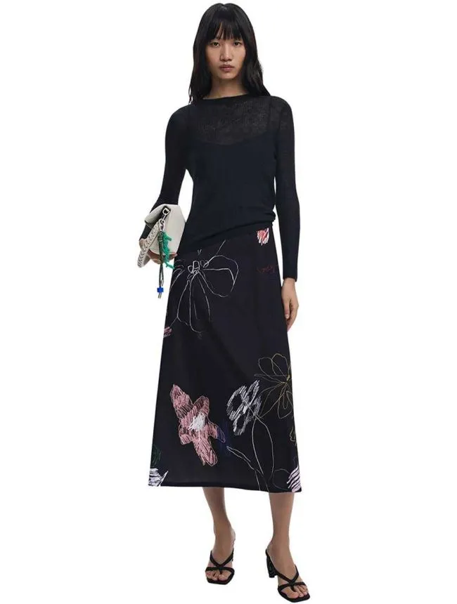 Desigual - 2u1 cvetna haljina