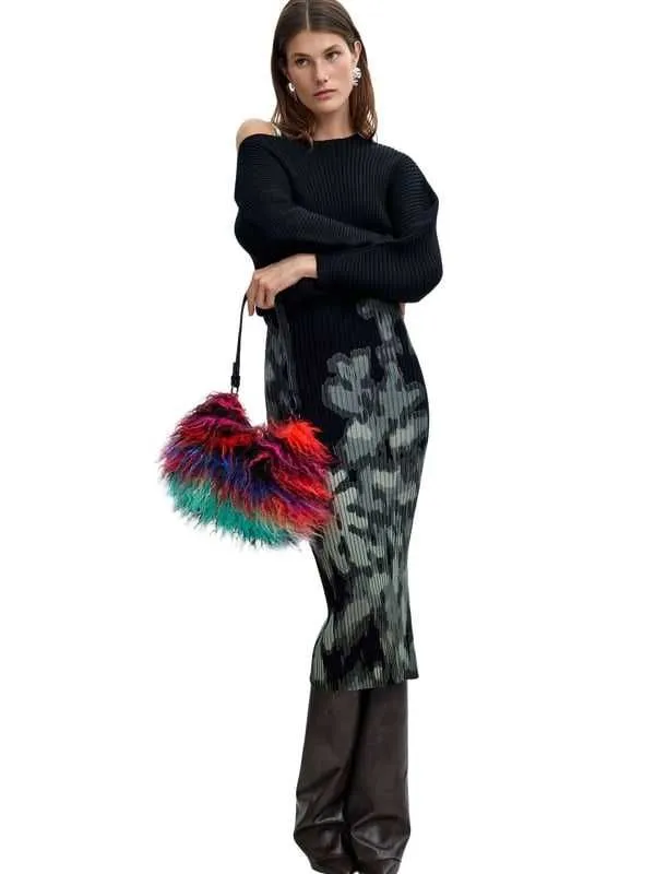 Desigual - crna maxi haljina