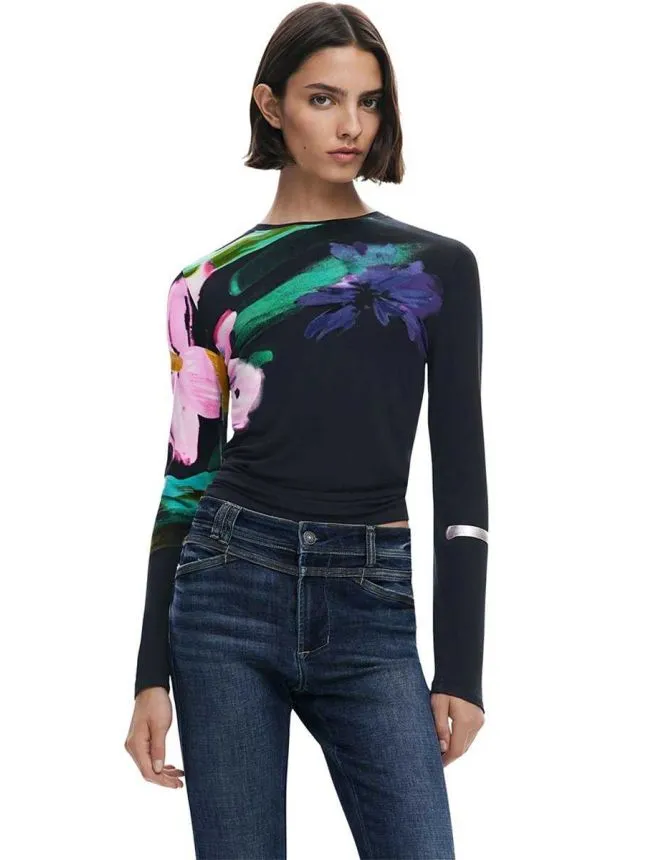 Desigual - cvetna ženska majica