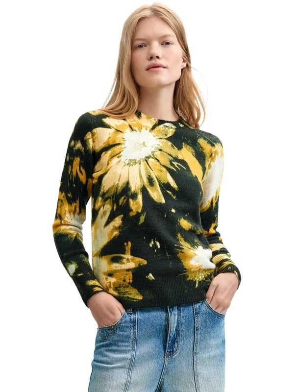 Desigual - cvetni ženski džemper