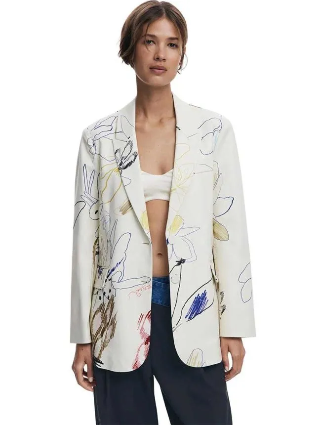 Desigual - cvetni ženski sako