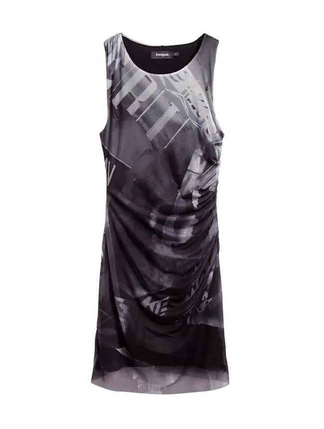 Desigual - drapirana mini haljina