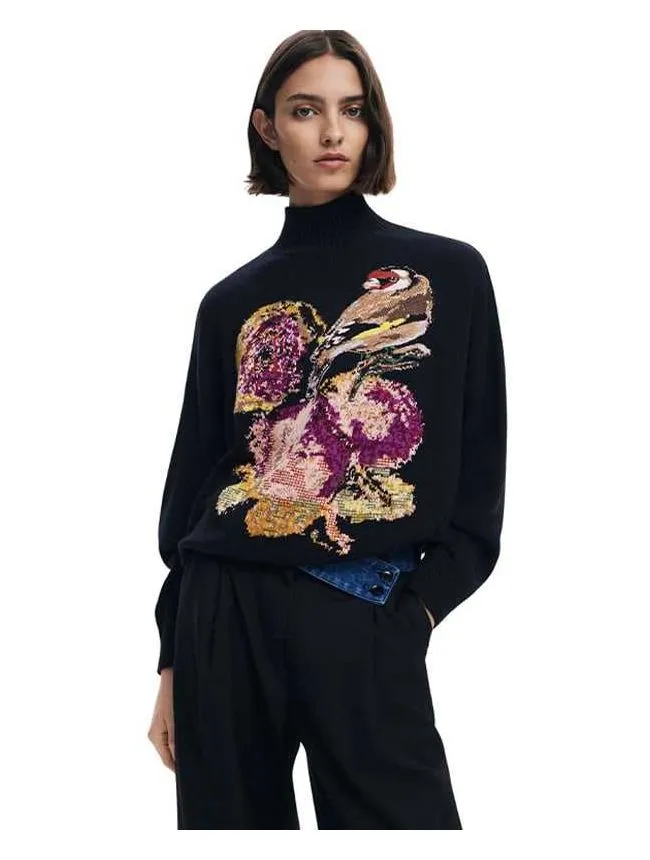 Desigual - Ženski džemper sa dezenom