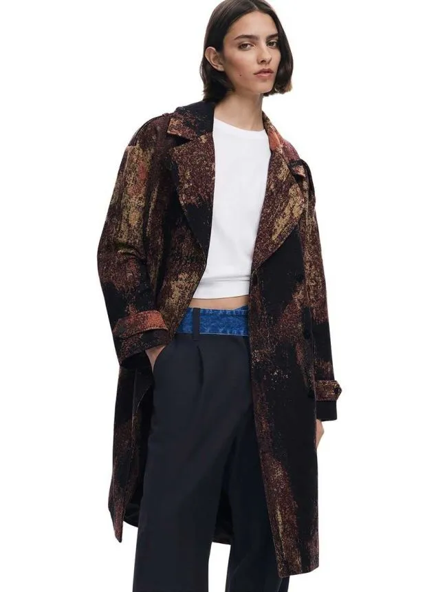 Desigual - Ženski kaput sa dezenom