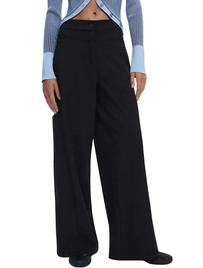 Desigual - Široke pantalone za žene