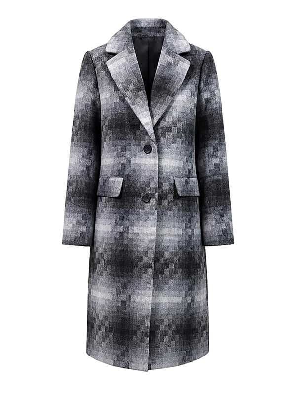 Desigual - karirani ženski kaput