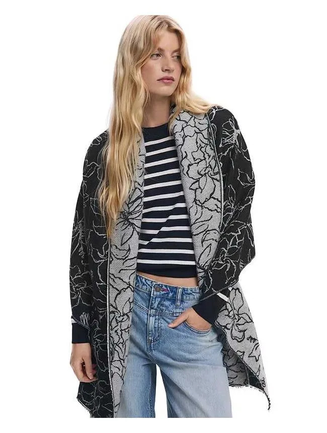 Desigual - kratki ženski pončo