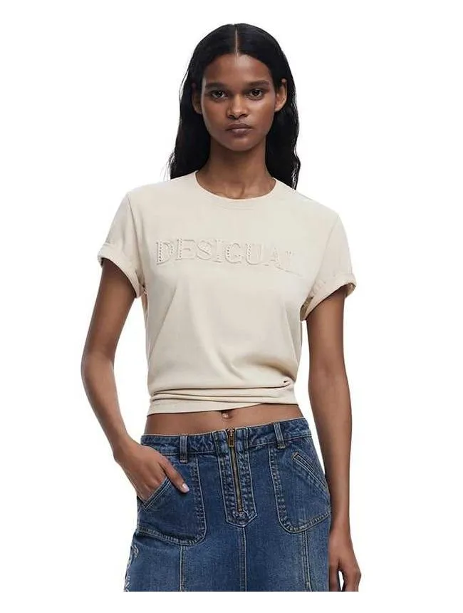 Desigual - krem ženska majica