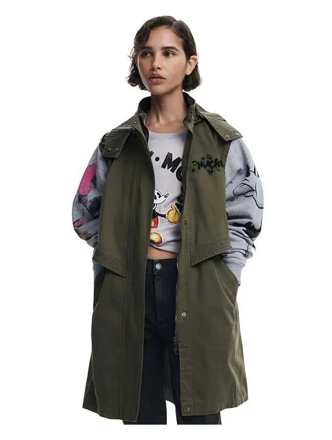 Desigual - maslinasta ženska parka