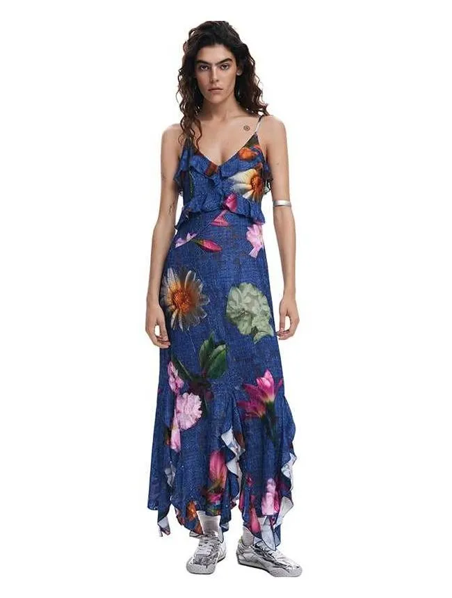 Desigual - maxi haljina sa karnerima