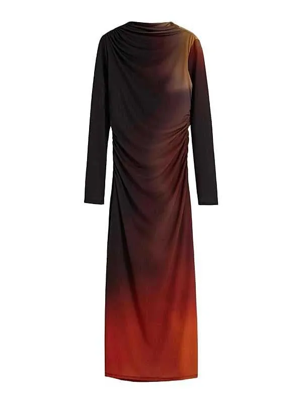 Desigual - maxi haljina sa naborima