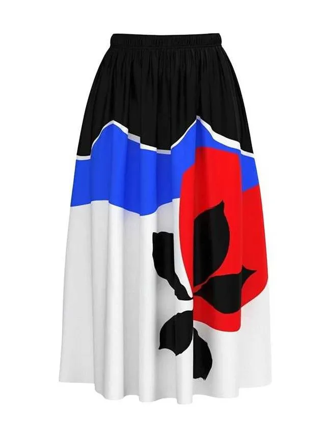 Desigual - midi šarena suknja