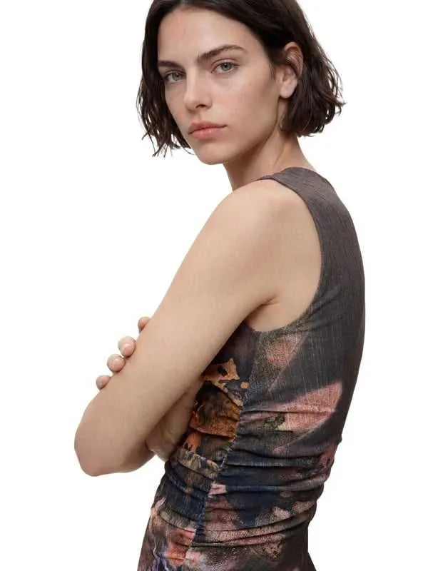 Desigual - midi haljina sa printom