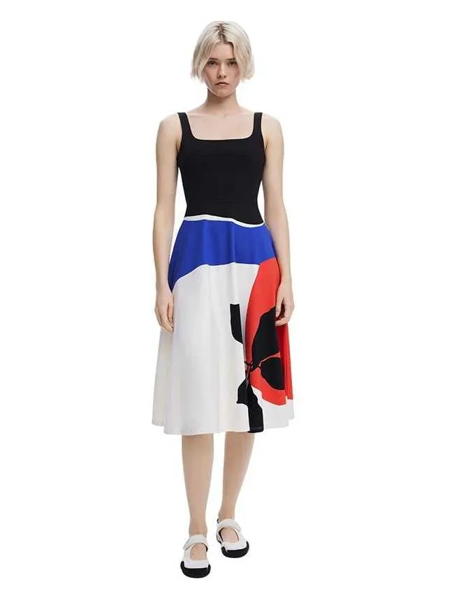 Desigual - midi haljina sa printom