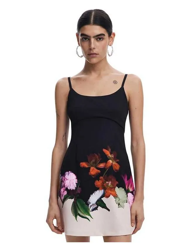 Desigual - mini cvetna haljina