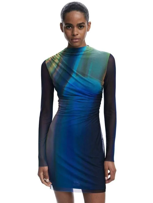 Desigual - mini haljina od tila