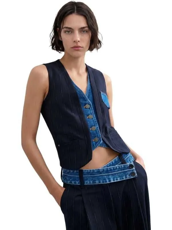 Desigual - teget ženski prsluk