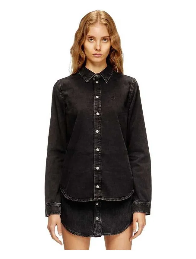 Diesel - crna ženska denim košulja