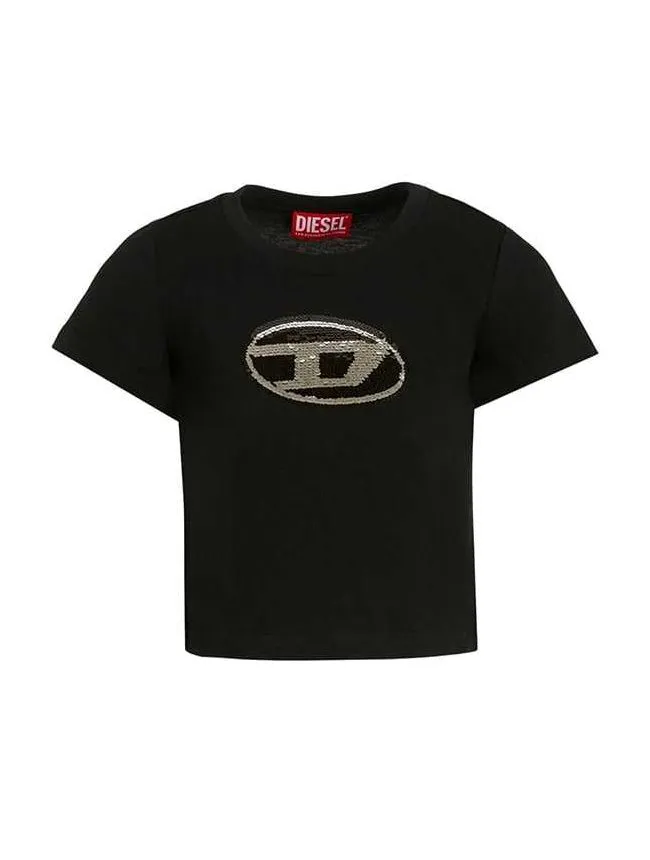 Diesel - crna majica za devojčice