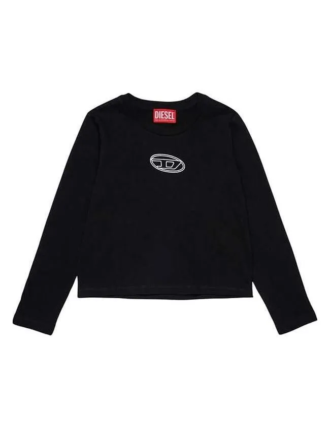 Diesel - crna majica za devojčice