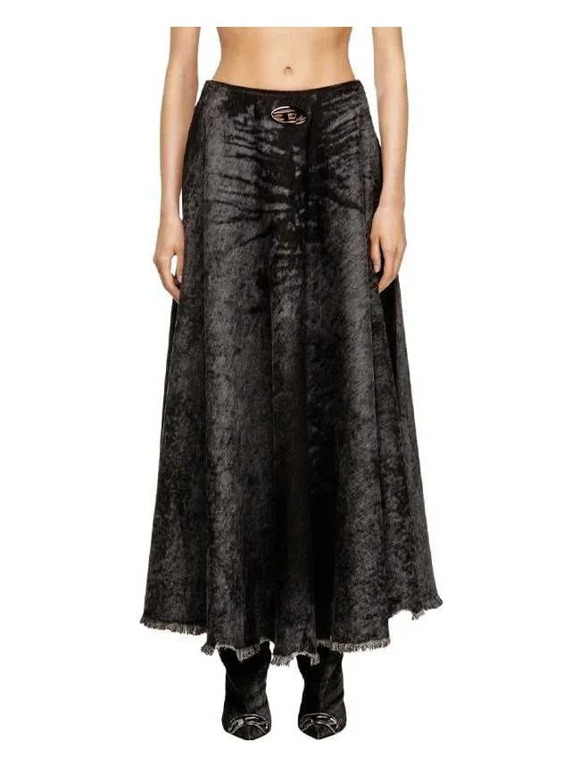 Diesel - crna maxi suknja