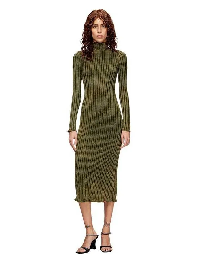 Diesel - rebrasta midi haljina