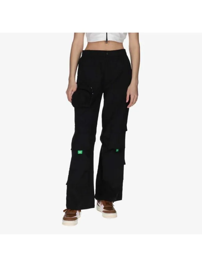 Dot ladies open hem pants