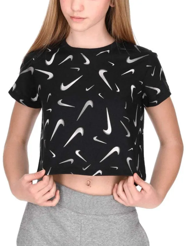 G nsw tee crop swooshes