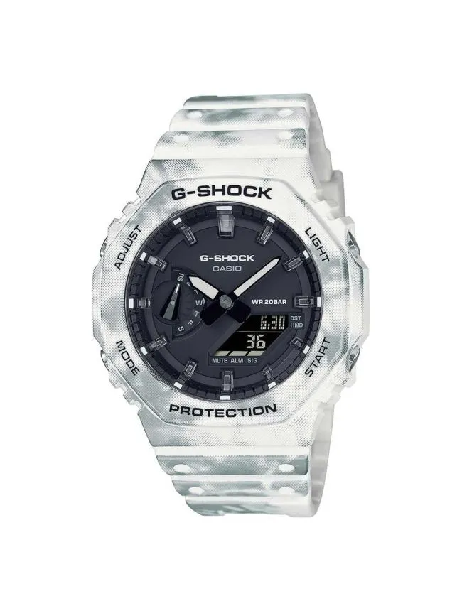 G-shock gae-2100gc-7a grunge snow camouflage box set