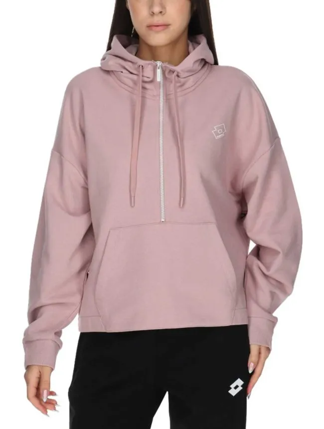 Golden logo half zip hoody