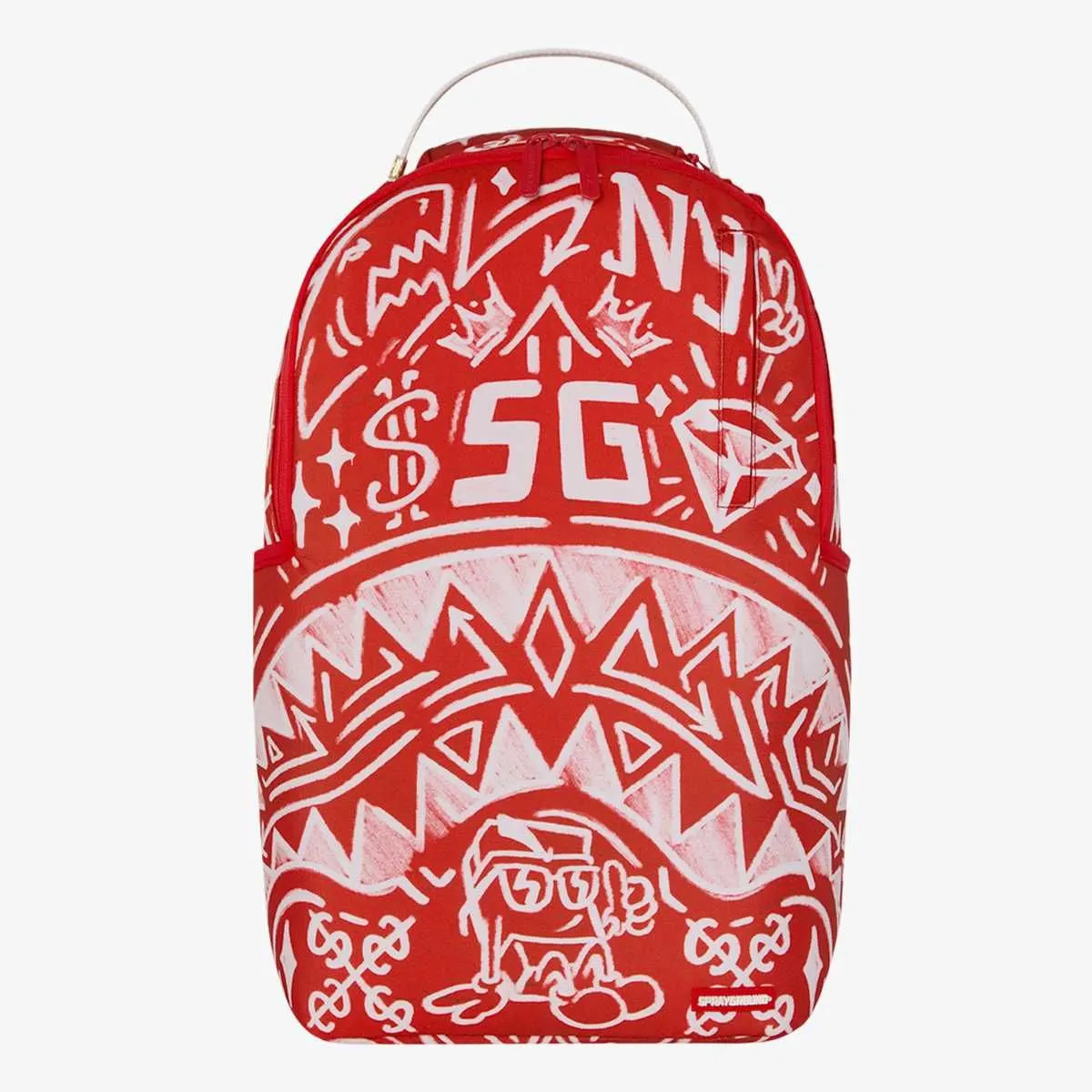 Graffiti wall backpack