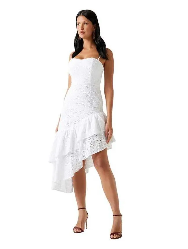 Guess - bela midi haljina