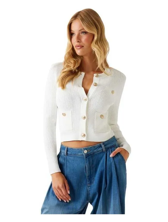 Guess - beli ženski džemper