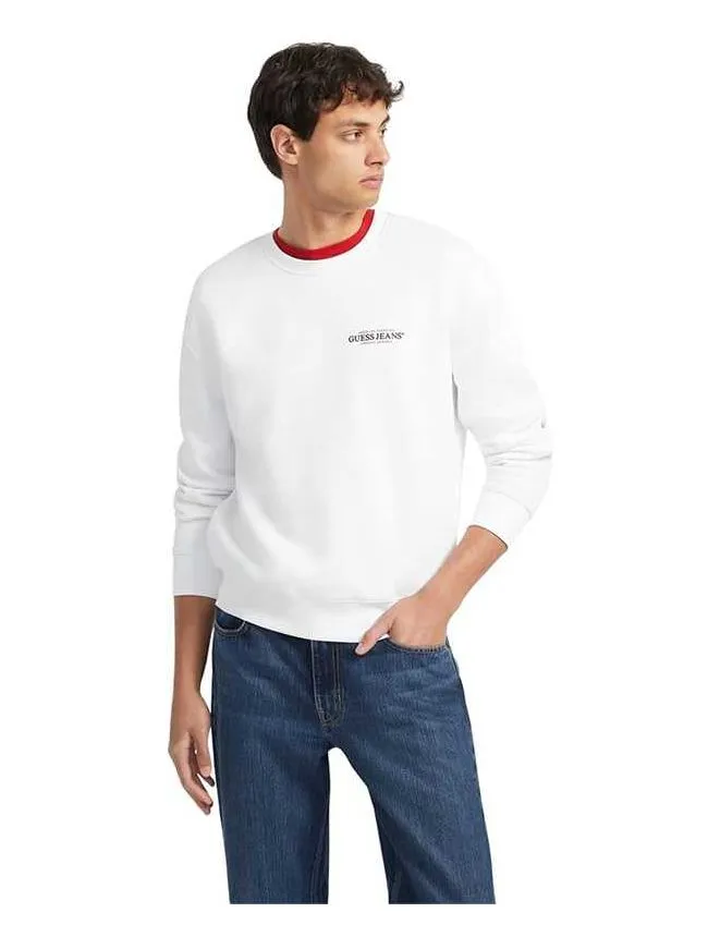 Guess - beli muški duks