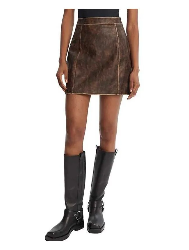 Guess - braon mini suknja
