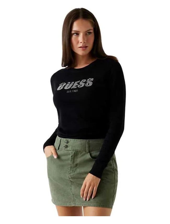 Guess - crni ženski džemper