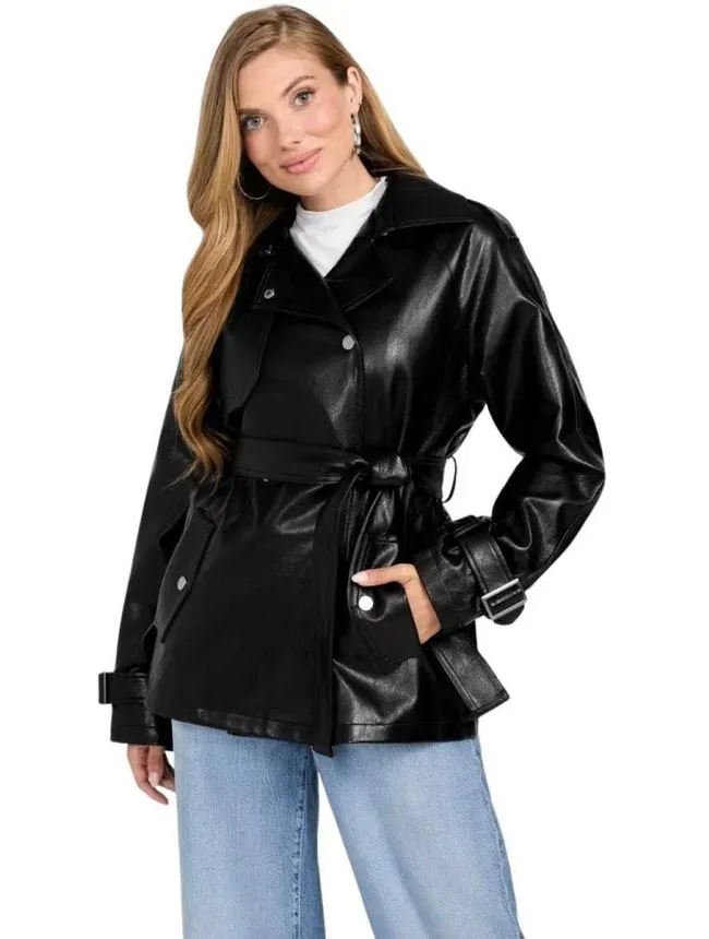 Guess - crni ženski mantil